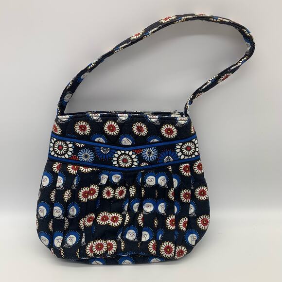 Vera Bradley Handbags - Vera Bradley Hannah Night Owl Top Handle Bag Small Retired